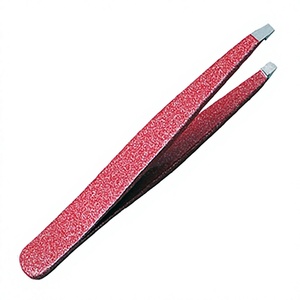 แหนบดึงขนคิ้วสแตนเลสสตีลขนาดเล็ก รุ่น ASAP 1 Count Mini Slant Tweezer สีชมพูนีออนและสีเขียว ปลายแหลม เป็นมิตรกับสิ่งแวดล้อม ผลิตจากปากีสถาน - Product Image 1