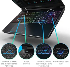 Marka yeni Acer Predator Triton 300 oyun dizüstü bilgisayar 2021, I7-10750H, NVIDIA Geforce RTX 2070, 15.6 "Full HD IPS ekran