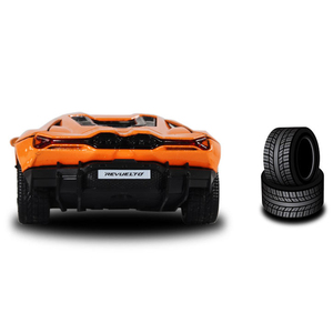 Modellino Auto 1/36 Lm Revuelto Borghini in Metallo Pressofuso e Plastica con Funzione Pullback, Suono e Luci MKD, Regalo per Bambini - Product Image 6