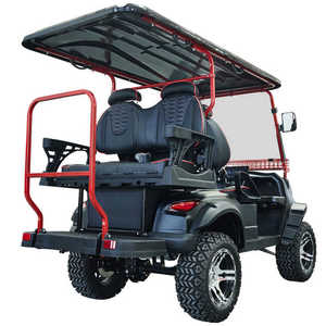 Véhicule utilitaire de luxe pour le golf, buggy de chasse, voiturette 4 places, chariot de golf 4 places, batterie lithium électrique, vente en gros - Product Image 2