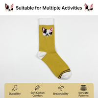 Chaussettes Jacquard Confortables Personnalisées avec Logo OEM, en Coton Peigné Respirant, pour Hommes et Femmes, Idéales pour la Vie Quotidienne Estivale