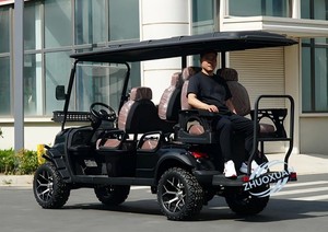 Voiturette de golf tactique 6 places camouflage tout-terrain pour sites touristiques et réceptions VIP d'hôtels - Product Image 3