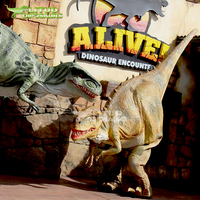 Gerçekçi gerçek robotik dinozor takım Dino T-rex kostüm satış Dinosaure