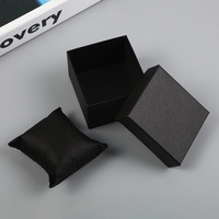 Boîte cadeau pour montre en stock, avec coussin, emballage rigide en papier de qualité supérieure pour montres et accessoires