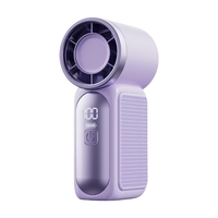 Ventilateur de poche personnel OEM, silencieux, puissant, avec moteur sans balais, 6 vitesses, pour la plage, les voyages, le camping et le bureau, rechargeable