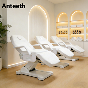 <span class=keywords><strong>Table</strong></span> de massage électrique de luxe pour esthéticienne, équipement de salon de beauté et spa <span class=keywords><strong>avec</strong></span> accoudoirs - Product Image 4