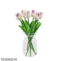 Tizen Offre Spéciale Artificielle Mini En Pot Fleur Artificielle Tulipe Fleurs Bonsaï pour La Décoration De La Maison Artificielle Rose Fleur En Pot