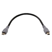 Câble de données OTG USB mâle vers micro USB mâle mini court de 10 cm, charge rapide 3A, blindage en cuivre pur