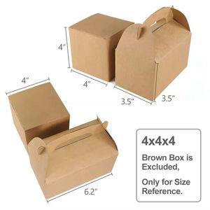 Caja de Papel Kraft Blanca Personalizada con Asa, Plegable, <span class=keywords><strong>para</strong></span> Comida <span class=keywords><strong>para</strong></span> Llevar, Pasteles, Panadería, Almuerzo, Regalos, OEM - Product Image 4