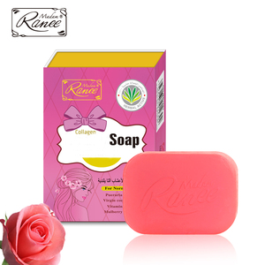 Savon en barre au collagène anti-âge, biologique et fait main, pour raffermir, repulper et éclaircir les peaux matures ternes, 100g - Product Image 4