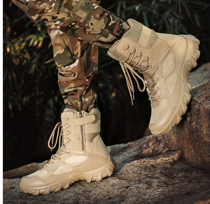 TSB33 Nuevas Botas Altas Negras Desert Brown AS33 2023, Talla Grande, Botas de Escalada para Hombre, Botas Tácticas de Combate, Botas de Desierto - Product Image 6