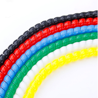 Fundas Protectoras de Cables en Espiral de Color Personalizado, Moldeadas por Soplado en PVC, Resistentes al Agua, para Uso Industrial
