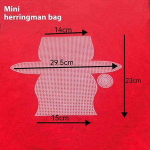 ผ้ากำมะหยี่เชนิลล์ถักทอ ทนทาน ใช้ในครัวเรือน ตาข่ายพลาสติกสีทอง ขนาด 24 ซม. ทรงสี่เหลี่ยม อุปกรณ์เย็บผ้า DIY สำหรับงานเย็บปักถักร้อย - Product Image 3