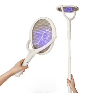 90 độ xoay Kính thiên văn điện swatters mở rộng xử lý Fly muỗi Vỉ Đập có thể sạc lại - Product Image 1