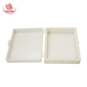 Portaobjetos de laboratorio biológico 7101, capacidad para 25 portaprobillos, caja de plástico para muestras - Product Image 2