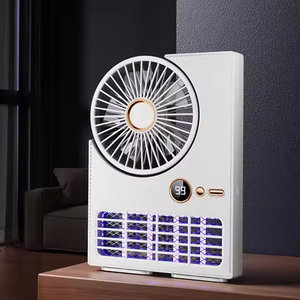 2 in 1 Mini Electric Fan und Bug Zapper Tragbare elektronische Killer lampe mit Lüfter mücke - Product Image 2