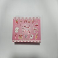 Palette de maquillage vide rechargeable multi-pages à imprimé dessin animé mignon de qualité supérieure pour poudres de forme irrégulière, pour la création de palettes de beauté DIY