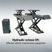 Ciseaux hydrauliques doubles de qualité professionnelle 4000 kg pour alignement de roues, hauteur de levage 1830 mm, capacité de charge manuelle 3500 kg pour véhicules