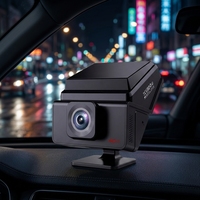 Caméra embarquée 4G 2K 1440P avec GPS, lecture de trajets, double objectif, enregistreur de conduite, vision nocturne, contrôle par application, enregistrement vidéo automobile dissimulé