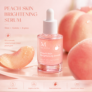 Suero Facial Iluminador <span class=keywords><strong>de</strong></span> Piel <span class=keywords><strong>de</strong></span> Durazno <span class=keywords><strong>de</strong></span> 30 ml con Extracto <span class=keywords><strong>de</strong></span> Durazno y Niacinamida, Hidratante y Luminoso, con Logotipo Personalizado OEM ODM - Product Image 5
