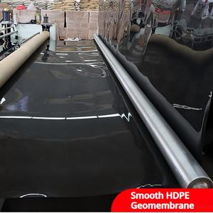 แผ่นใยสังเคราะห์ HDPE หนาพิเศษ ป้องกันรังสียูวี ป้องกันรากไม้ ป้องกันการเจาะทะลุ หนา 1 มม. สำหรับบ่อปลา เขื่อน บ่อขยะ โรงไฟฟ้า - Product Image 4