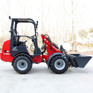 New W1160 Compact European Style <b>Small</b> Front End Bucket Articulated 4 Wheel Drive Cheap for Sale - Product Image 2