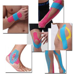 무릎 통증 완화 25cm 방수 의료용 장비 제조업체 산업용 컬러풀 스트립 키네시올로지 테이프 - Product Image 2