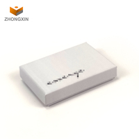 Design de luxe boîtes d'emballage en papier carton bijoux rectangle personnalisé boîte cadeau pour collier de boucles d'oreilles