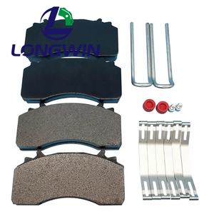 Pastiglie Freno Semimetalliche E-mark per Camion HOWO WG9100443050/1 9100 Senza Rumore Senza Amianto per Sistema Frenante Camion - Product Image 2