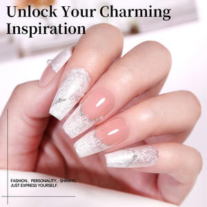 BORN PRETTY Hema Tpo Free Shimmer White Thread Pearl Gel OEM Drawing Swirl Shell Gel Polish pour Nail Art <span class=keywords><strong>Manucure</strong></span> - Product Image 5