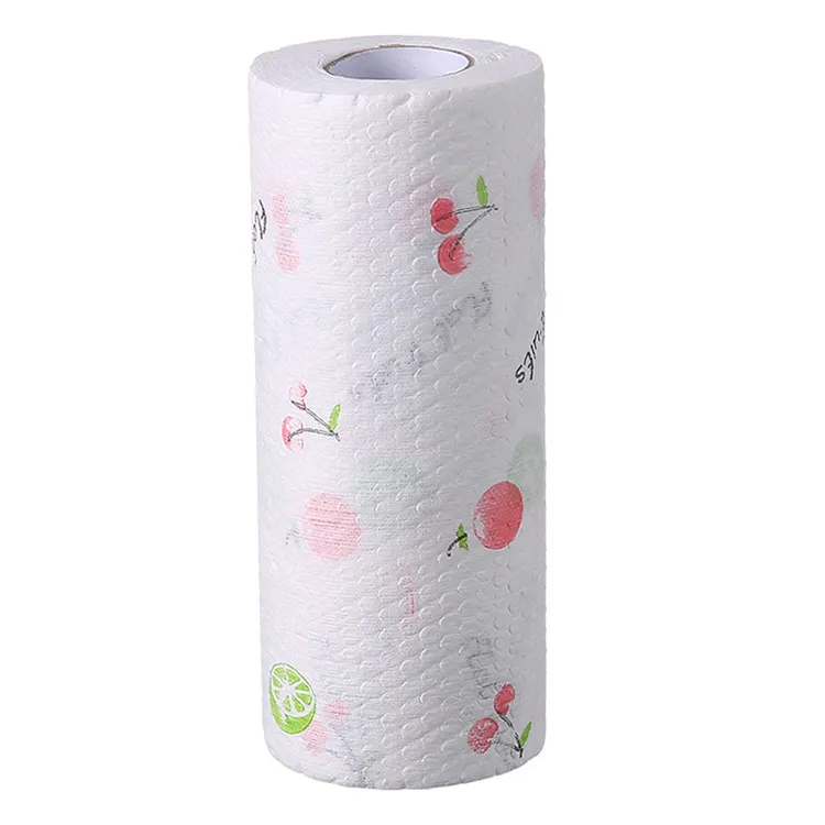 kitchen cleaning roll disposable kitchen cloth dish towels cotton rags dish towels for kitchen
