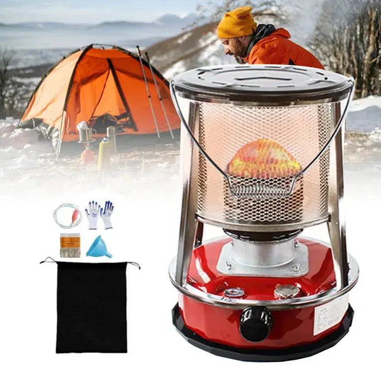 뜨거운 판매 3000W 캠핑 스토브, 야외 텐트 요리 및 난방을위한 휴대용 등유 오일 히터