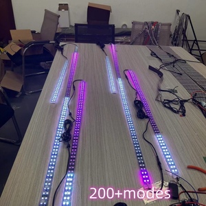 Không thấm nước 6pcs Giấc Mơ dòng chảy màu underglow Bộ dụng cụ ánh sáng môi trường xung quanh ánh sáng xe với chức năng tín hiệu lần lượt bởi ứng dụng điều khiển - Product Image 4