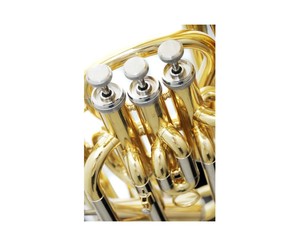 EUPHONIUM 3+1 PISTONS Clé Sib <span class=keywords><strong>Instrument</strong></span> en laiton <span class=keywords><strong>Instrument</strong></span> de musique Étui rigide plaqué argent Modèle EU-743 - Product Image 4