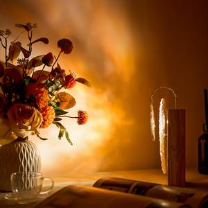 Lámpara de Ambiente con Efecto de Agua Dinámico Giratorio, Luz para Fotografía, Proyección Romántica de Atardecer, Lámparas de Sombra, Regalo Creativo - Product Image 4