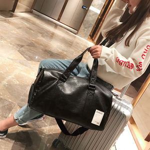 Nueva Bolsa de Viaje Redonda, Ligera e Impermeable, de Piel Sintética con Cierre, de 20-35L de Gran Capacidad, para Deportes, Gimnasio, Negocios y Uso Casual - Product Image 5