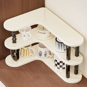 Plastic Water <b>Cup</b> Rack Office Home <b>Large</b> Capacity <b>Cup</b> Storage Rack High-end Light Luxury Coffee Multi-layer <b>Cup</b> Holder - Product Image 2