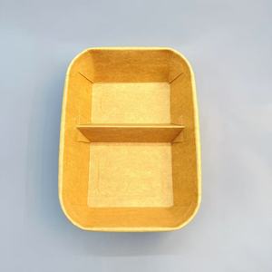 Bol en papier couché en pâte vierge, résistant à l'huile, pour salade de fruits 150-320GSM - Product Image 2