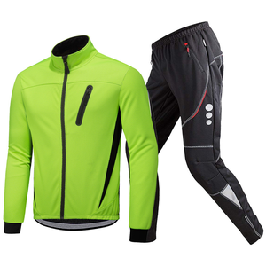 2025 <span class=keywords><strong>automne</strong></span>/hiver personnalisé à manches longues cyclisme <span class=keywords><strong>tenue</strong></span> ensemble pour hommes polaire résistant à la chaleur Anti-UV séchage rapide tempête manteau - Product Image 4