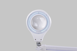 โคมไฟตั้งพื้น LED ปรับระดับได้ สำหรับต่อขนตา โคมไฟเสริมความงาม พร้อมแว่นขยายผิวหน้า ไฟ LED - Product Image 5