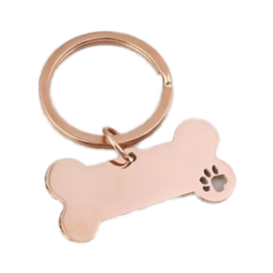 Tùy chỉnh thẻ ID vật nuôi bằng thép không gỉ 6 tùy chọn màu sắc cho Vòng Cổ Chó Móc Khóa Phụ Kiện Túi-khắc hoặc trống - Product Image 6