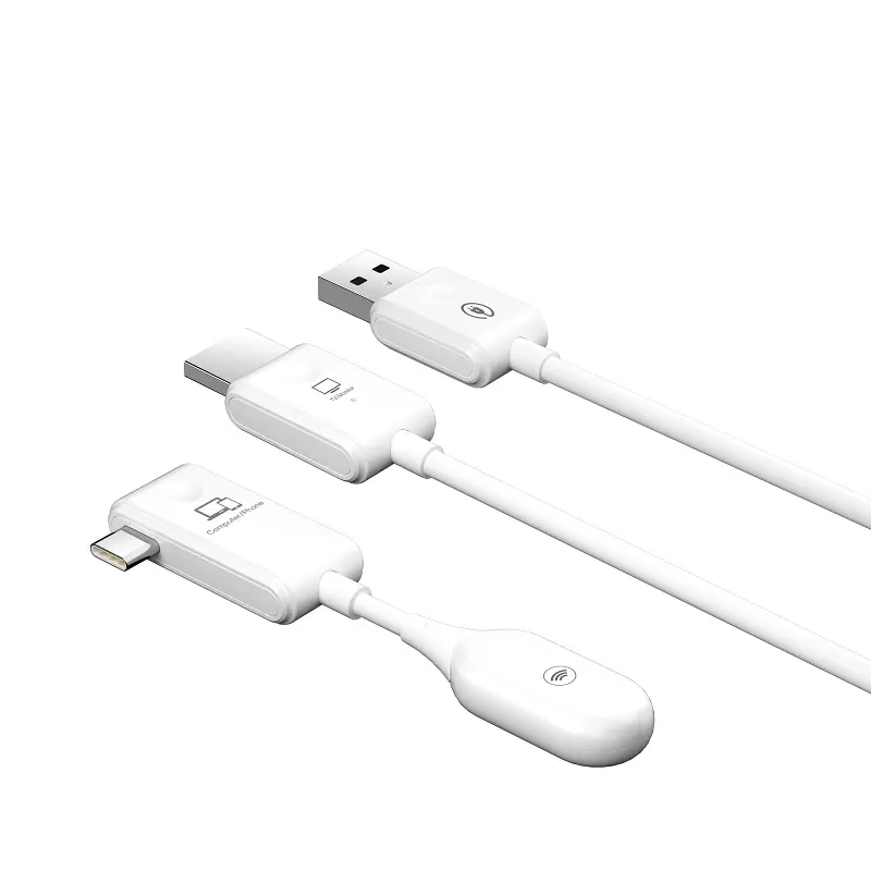 Nuevo producto Transmisión estable de 50 metros Plug and play Tipo-C a HDMI Transmisor y receptor de video inalámbrico para teléfono iPad