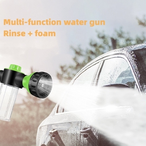 Pistola de agua para lavado de coches Baño para mascotas 8 en 1 Juego de pistola de agua para lavado de coches de espuma - Product Image 5