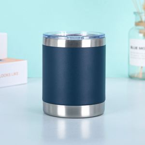 Gobelet isotherme en acier inoxydable de 10 oz à double paroi sous vide, personnalisable avec logo, portable pour la conduite quotidienne - Product Image 1