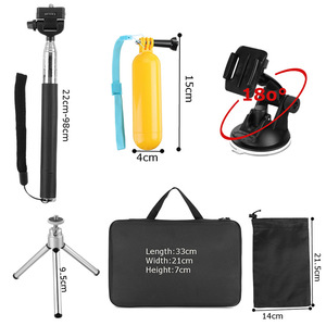 Accessoires GoPro, Kit de montage universel pour caméra d'action, 70 pièces, avec bâton de selfie, sangle de casque réglable pour la photographie sportive - Product Image 2