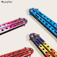 Couteau papillon en acier inoxydable de haute qualité, best-seller Wanmei, couteau papillon en plastique Balisong, peigne pour salon