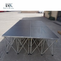 Plateforme de scène de haute qualité, facile à assembler, portable, pliable, pour événements et mariages