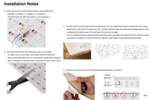 Láminas LED Flexibles DC24V 420LEDs 503*235mm, Panel LED para Iluminación de Cocina, Encimera de Mármol, Retroiluminación Publicitaria - Product Image 2
