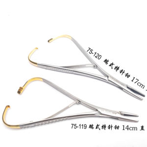 Tang Ortodontik Gigi Mathieu, Instrumen Bedah Dokter Gigi, <span class=keywords><strong>Forceps</strong></span> Ligasi Tipe Ujung, Penjepit Jarum Tipis, Ujung Sempit - Product Image 2
