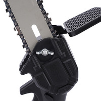 Tronçonneuse sans fil 21V à batterie lithium-ion de 6 pouces, sans balais, pour la coupe du bois et l'élagage des arbres, outil électrique de jardinage OEM ODM